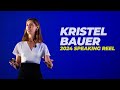 Kristel bauer 2024 speaking reel keynotespeaker motivationalspeaker growthmindset leadership