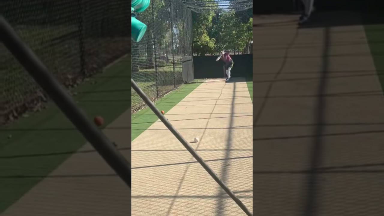 Nice little MJ Ball session at the cricket nets. #cricket