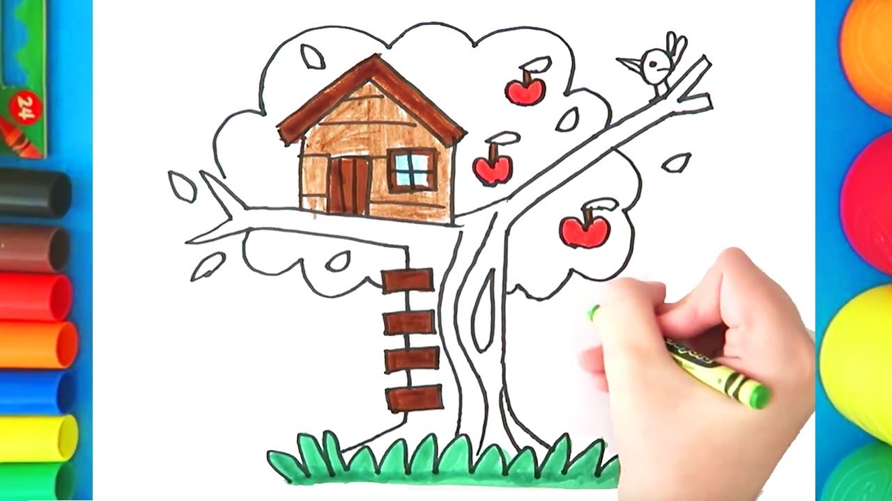 Tree House Drawing Ideas