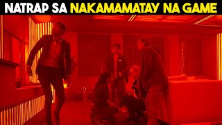 PAGKA-TRAP NG 6 NA TAO SA NAKAMAMATAY NA LARO | TAGALOG MOVIE RECAPS screenshot 5