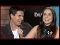 Taylor Swift Lyric Pick Up Lines w/ Mae Whitman & Robbie Amell - THE DUFF Interview