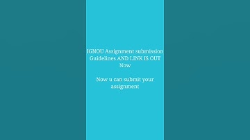 Ignou Assignment submission  2023 online honge ya offline guidelines and link