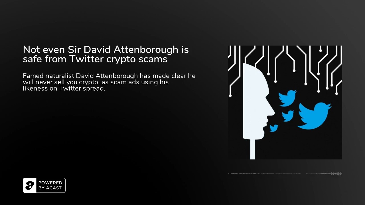 Not even Sir David Attenborough is safe from Twitter crypto scams