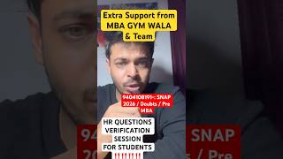PLACEMENT HR QUESTIONS SUPPORT | MBA GYM WALA | SUMMER INTERNSHIP MENTORING |