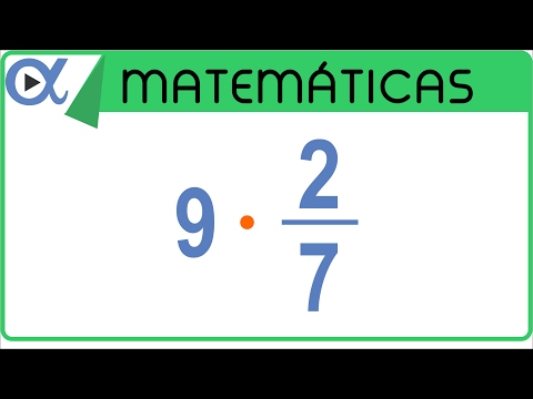 Multiplicación de un entero por una fracción - YouTube