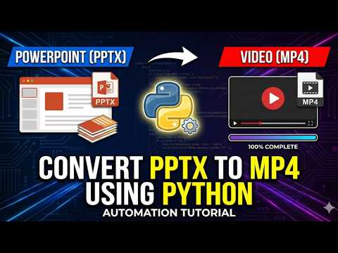 Convert PowerPoint to Video Using Python (PPTX to MP4 Automation Tutorial)