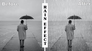 Rain effect in photoshop // Photoshop Tutorial // #photoshop #photoshoptutorial