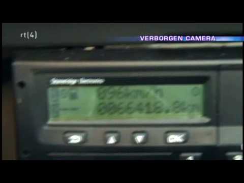 Joop Goos betrapt op te hard rijden.