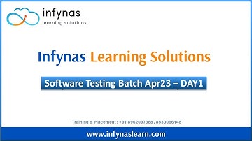 Software Testing Beginner Class Day1 Apr23 Batch