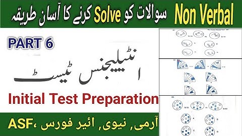 pak navy civilian test preparation 2024 | non verbal intelligence test | @Ayeshaforcesacademy