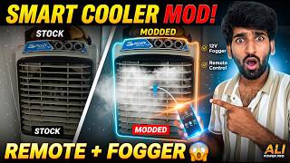 Simple Cooler Ko Bana Diya SMART AC! 😱 Remote + Fogger + Auto Control Room Cooler Mod!