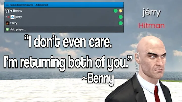Benny loses his mind with terry & jerry