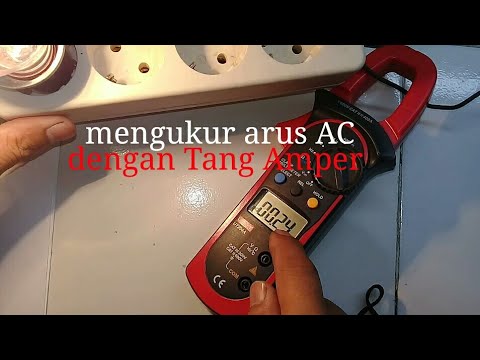 Cara Mengukur Arus Ac Dengan Clamp Meter Tang Amper Youtube