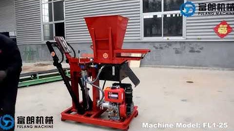 FL1-25 interlocking brick making machine price