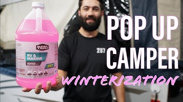 Pop Up Camper WINTERIZATION - It’s Easy! | BLOW-OUT Method