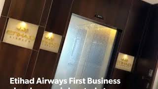 Etihad Airways First Business Class Lounge Sydney Airport Review