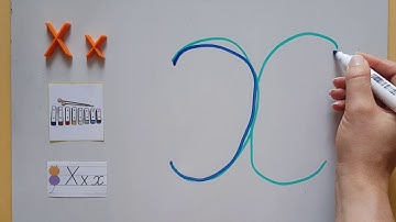 Lowercase letter x - pre-cursive font (Vic)