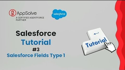 Salesforce Field Types Explained - AutoNumber, Formula & Lookup