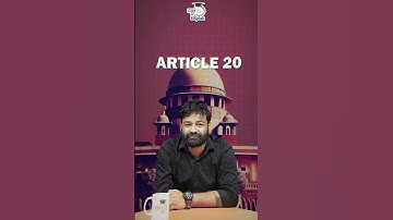 Polity Minutes: Article 20 of the Indian Constitution | Fundamental Rights Explained #shorts #polity