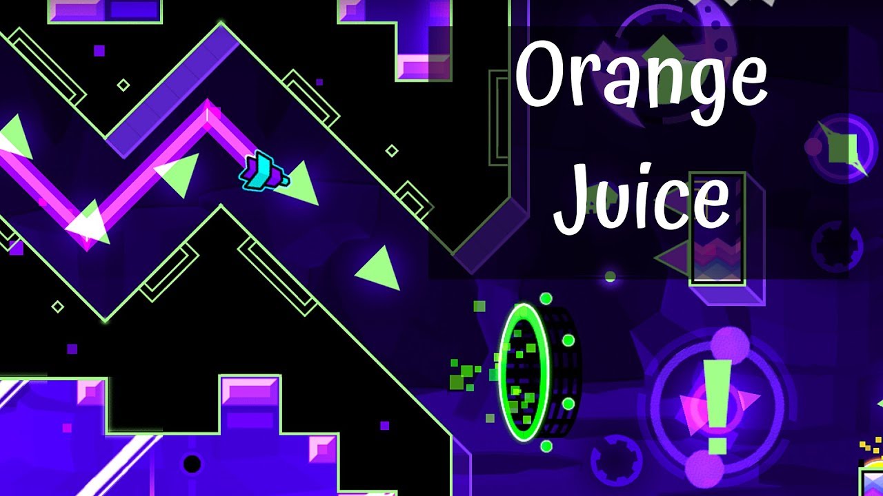Orange Juice by Lemons & UserMatt18 [Easy Demon] Geometry Dash
