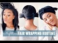 How To Wrap Hair In Scarf For Bed