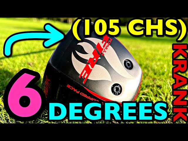 CAN AN AVERAGE SWING SPEED USE A LONG DRIVE DRIVER? Krank Fire LONG DRIVE Driver 6 Degree Review class=