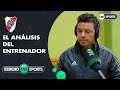 Marcelo Gallardo: "Hoy volvimos a mostrar presencia"