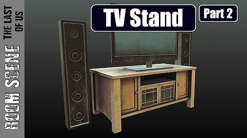 BLENDER/SUBSTANCE PAINTER: TV STAND (TEXTURING)