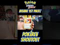 When @PokeRev sends you that first pack MAGIC! #pokemon #crownzenith #pokerev #pokemongo #unboxing
