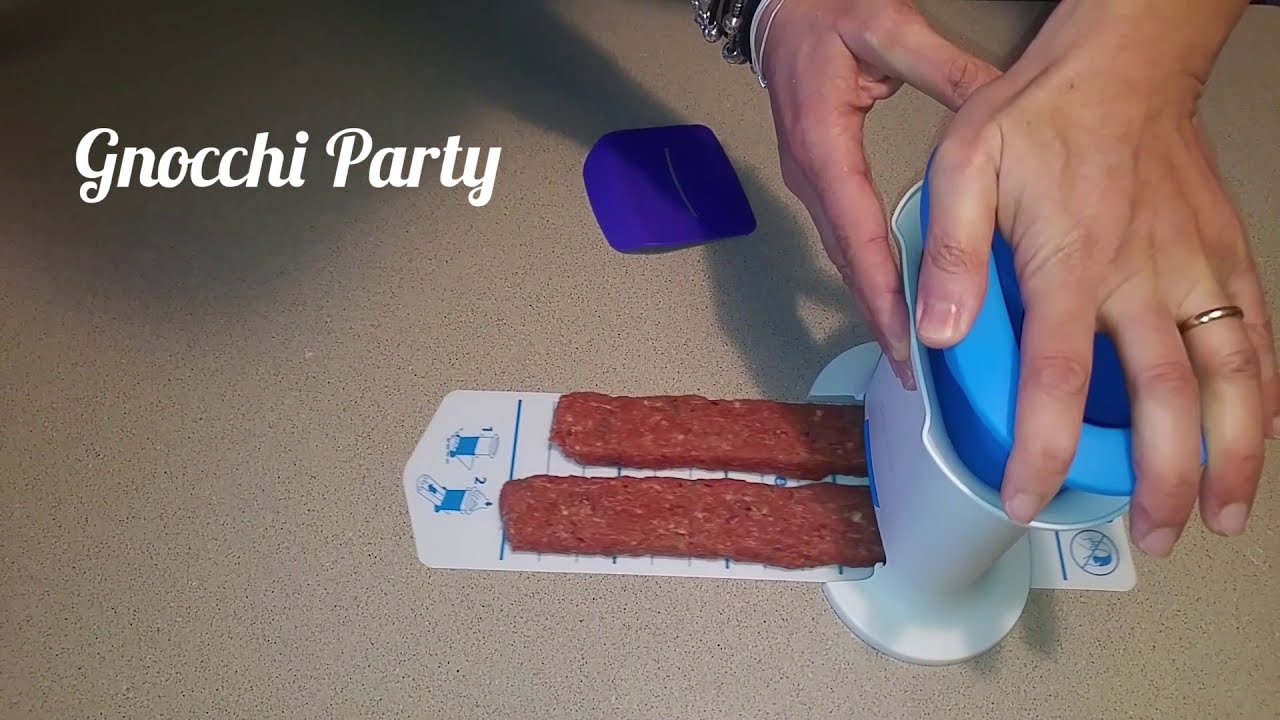 Saccottini di carne in crosta con Poldo Tritacarne, Turbo Chef e Gnocchi Party Profi-Chef Tupperware