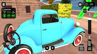 Retro Car Driving Simulator 3D - Car Driving Simulator - Android Gameplay screenshot 1