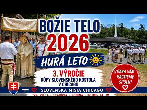 Procesia Božieho Tela | Piknik Hurá leto  | Chicago 2026