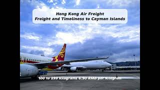 Air Freight from China to Cayman Islands