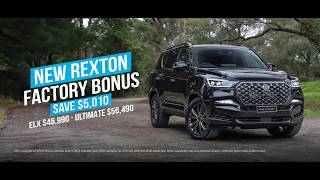 Rexton - Make It Happen With Our EOFY Factory Bonus | Alan Mance KGM