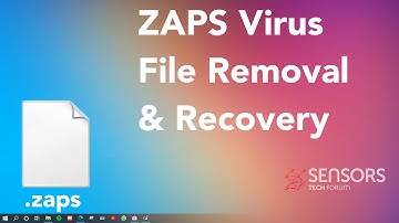 ZAPS Virus [.zaps File] Removal & Decrypt Steps [Free Guide]
