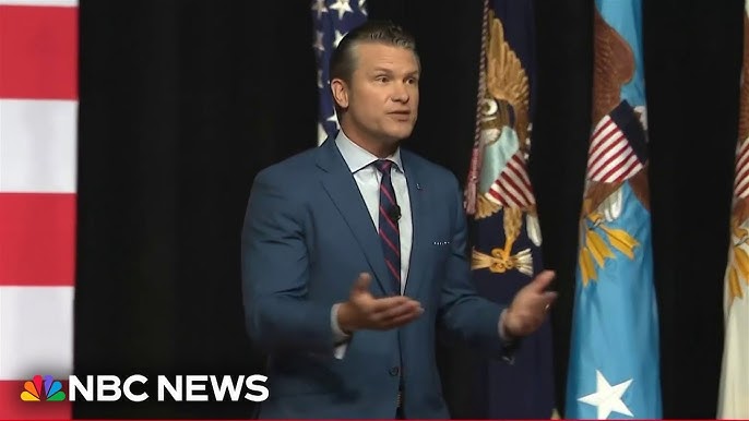 Hegseth summons military leaders for speech where he calls for controversial changes - YouTube