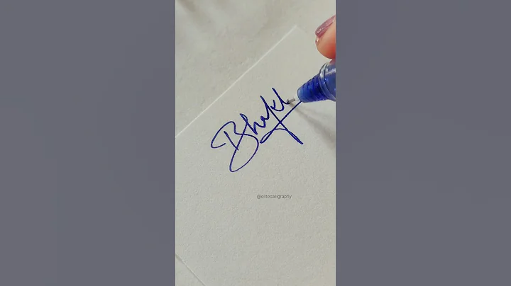 Bhakti Name Signature🌼🔥| Elite Calligraphy #ytshorts #shorts #viral