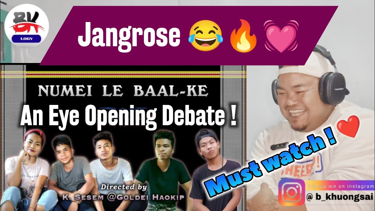 Numei le baal ke - Jangrose Comedy | Reaction by BK Logy 