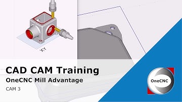 Completing Tool Path Application on Side Two | OneCNC Mill Advantage Training - CAM Training 3