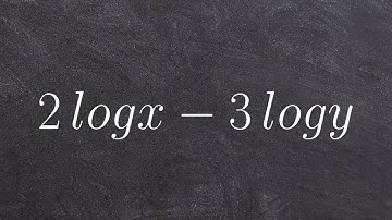 Condensing a logarithmic expression