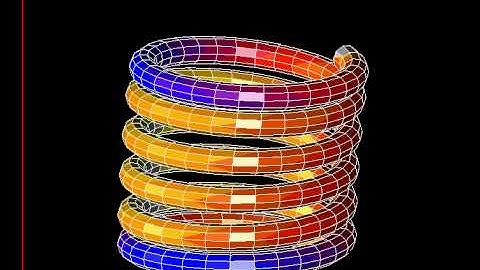 COMPUMOD SIMULATION : SPRING 3D MOTION