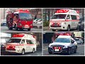 緊急車両の走行集（2024年3月)