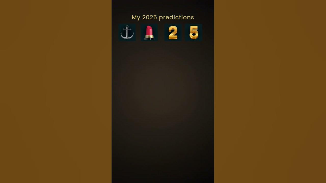 My 2025 prediction... YouTube