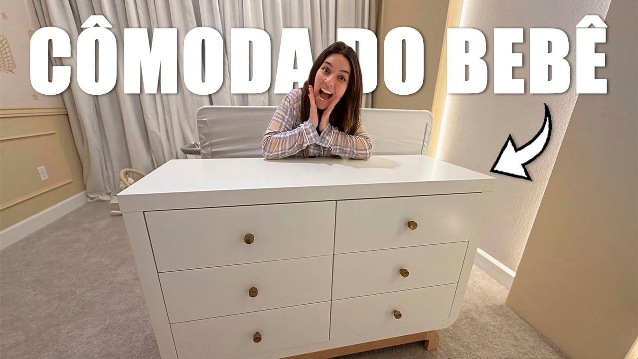 Montando a cômoda do quartinho do nosso bebê