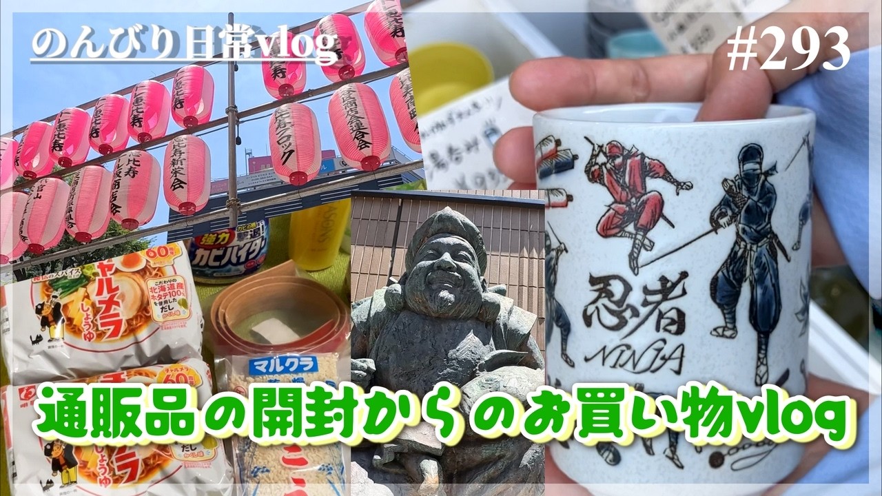 通販品開封からのお買い物vlog】#293 - YouTube