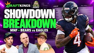 Eagles vs. Bears Showdown Breakdown | Monday Night Football DraftKings and FanDuel DFS Plays