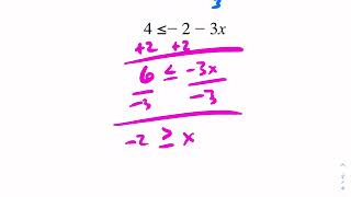 November 29, 2020 - One & Two Multi-Step Inequality Notes