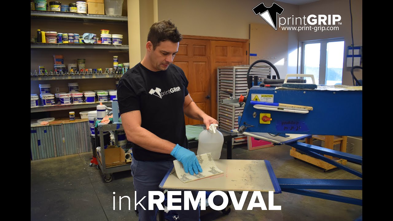 Print Grip Cleaning Ink Off your sheet YouTube