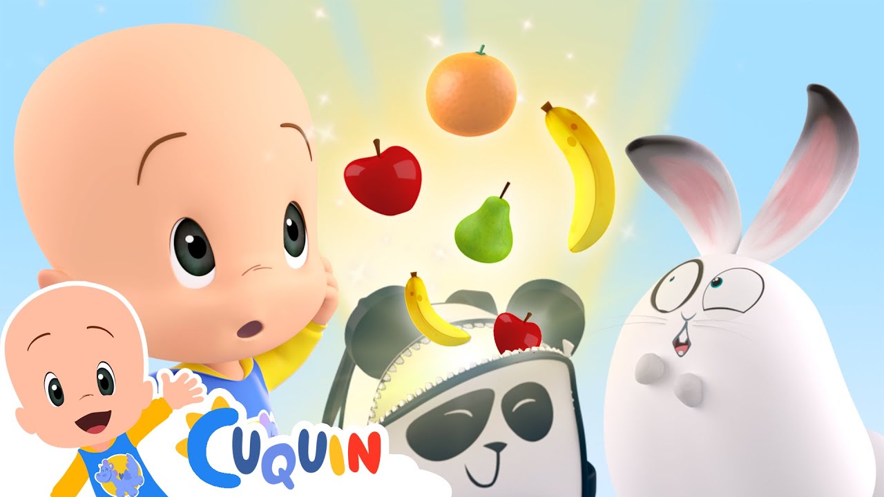 Cuquín's magic fruits 🍎🍐🍌 Learn the fruits with Cuquin and Ghost