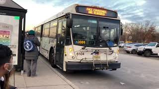 Buses at Garden State Plaza, NABI 416.15, MCI D4500, MCI D4500CT